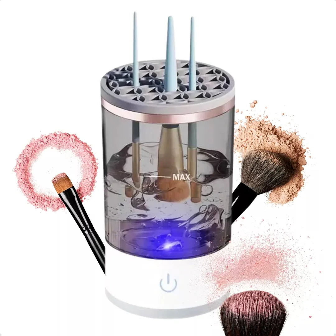 Limpiador Eléctrico de Brochas de Maquillaje | Limpieza Profunda en Segundos