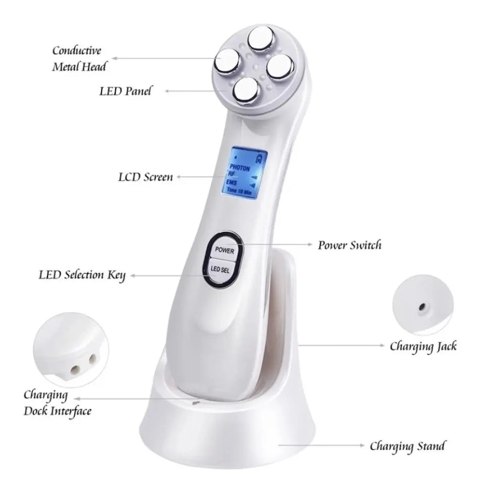 ✨ Dispositivo Fotónico LED — Rejuvenece Tu Piel en 10 Minutos al Día
