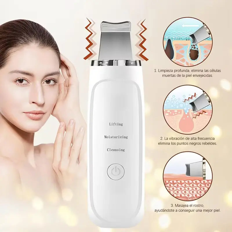 Pala Facial Exfoliante Ultrasónica