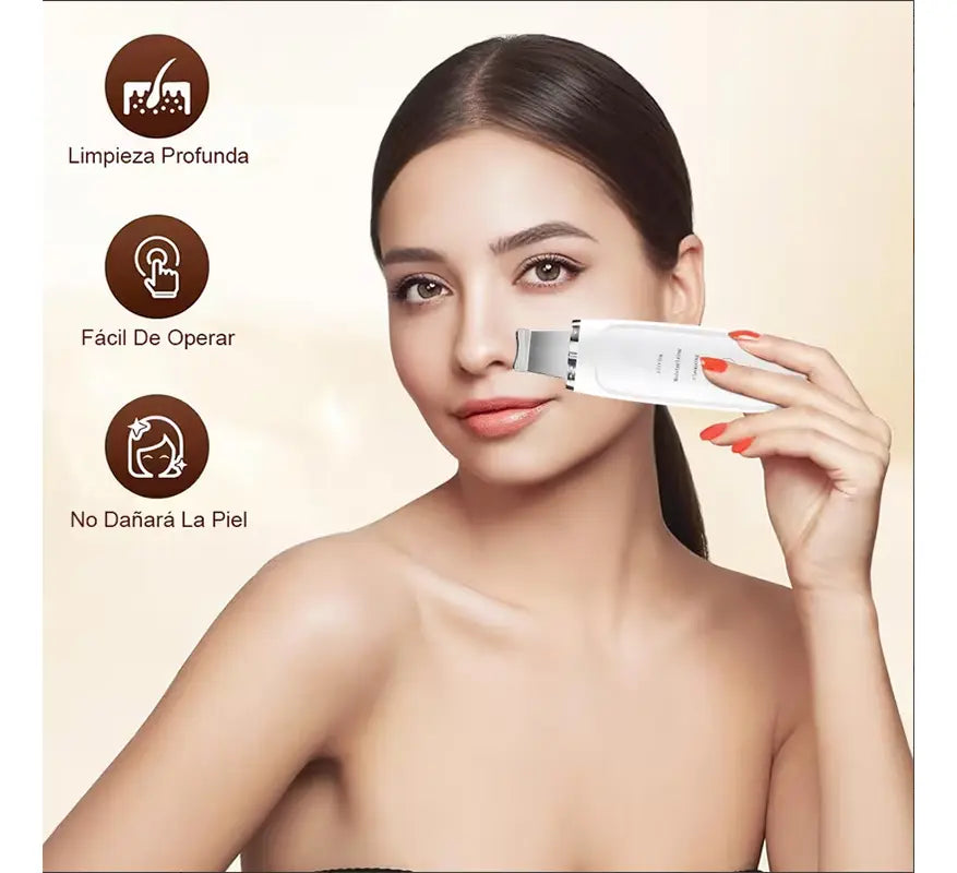 Pala Facial Exfoliante Ultrasónica