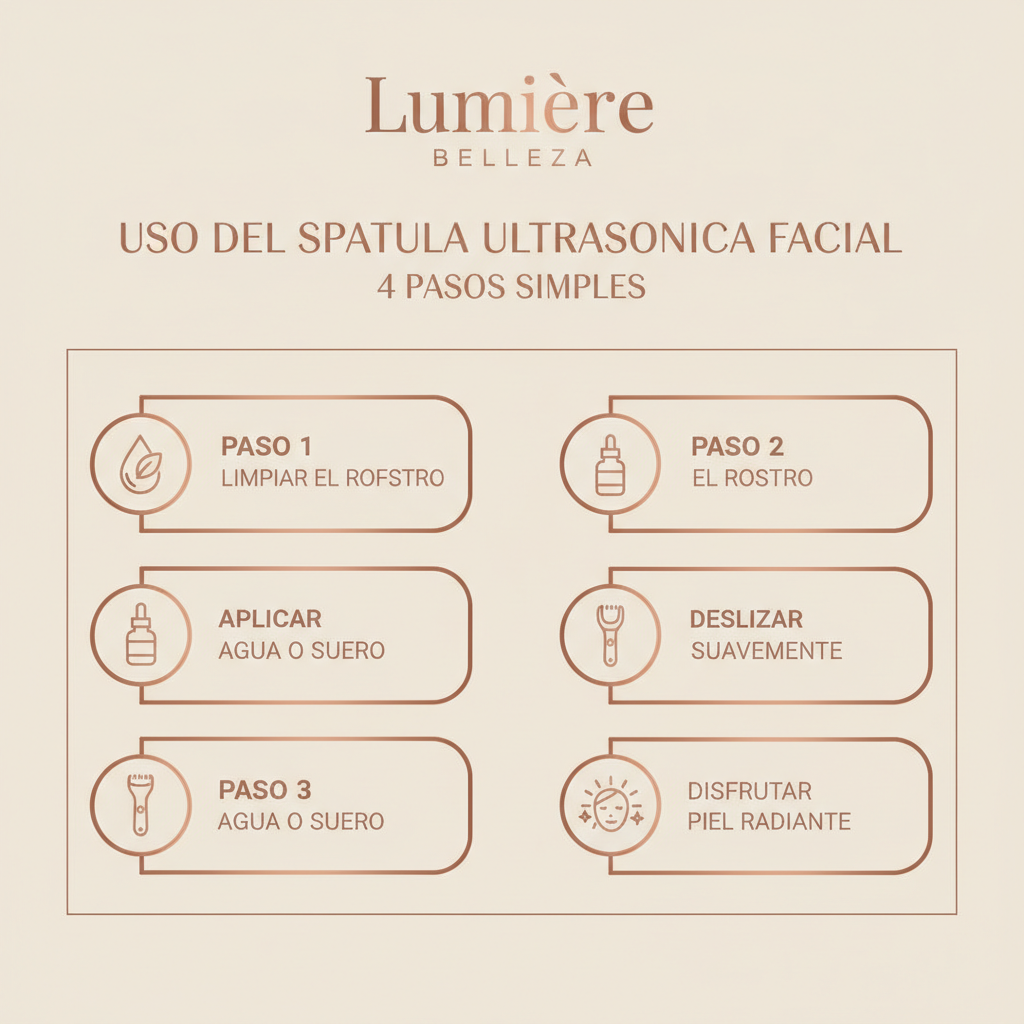 Modo de Uso - Pala Facial Ultrasónica